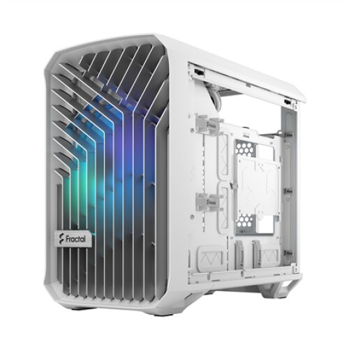 Fractal Design , Torrent Nano RGB White TG clear tint , Side window , White TG clear tint , Power supply included No , ATX
