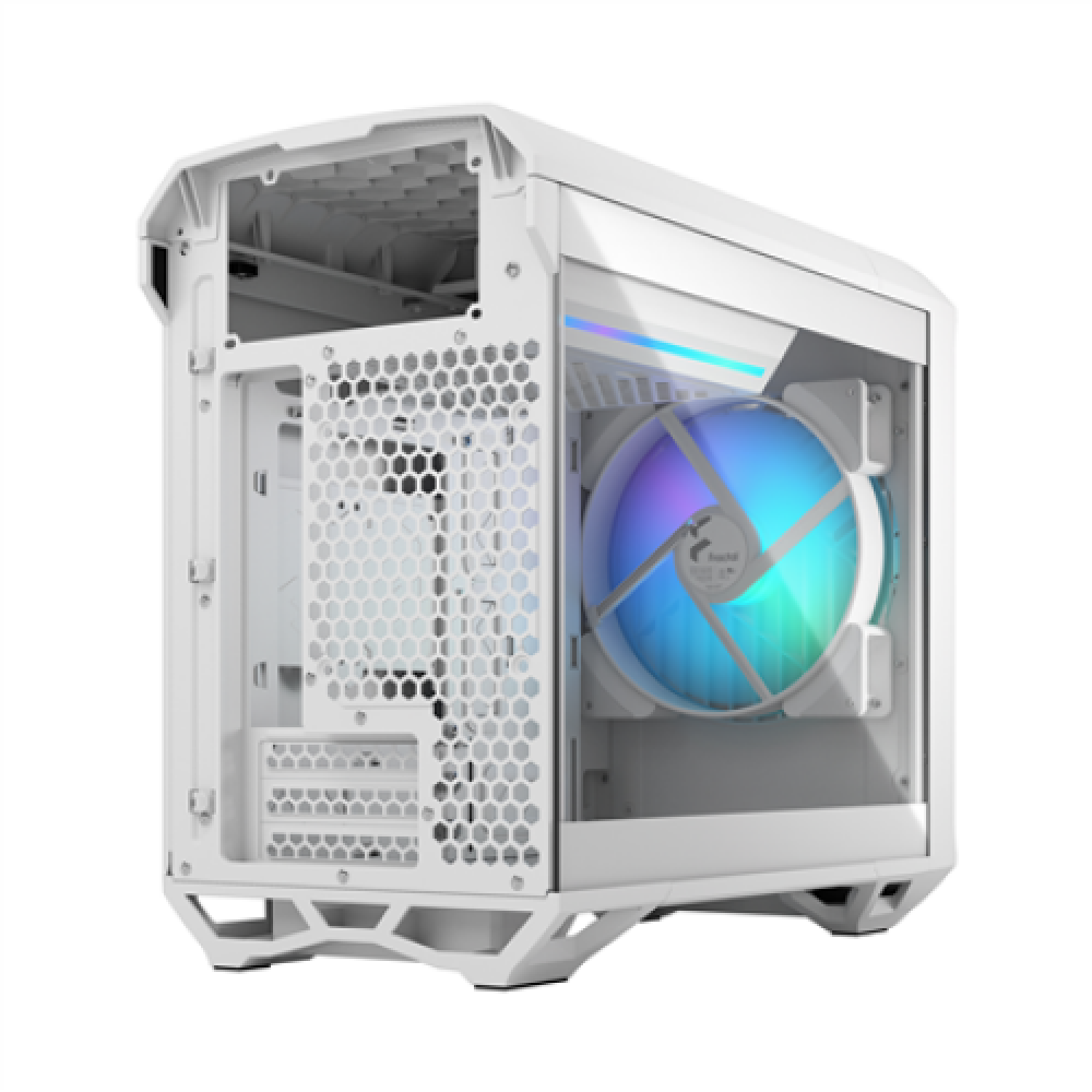 Fractal Design , Torrent Nano RGB White TG clear tint , Side window , White TG clear tint , Power supply included No , ATX
