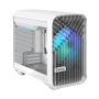 Fractal Design , Torrent Nano RGB White TG clear tint , Side window , White TG clear tint , Power supply included No , ATX