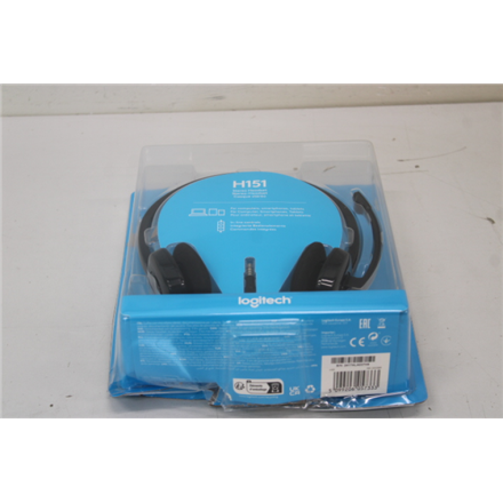 SALE OUT. Logitech Stereo Headset H151 with Mic , Logitech , H151 , 3.5 mm , DAMAGED PACKAGING