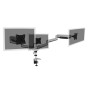 Digitus Desk Mount , Triple Monitor Gas Spring Mount DA-90363 , Adjustable Height, Tilt, Swivel , 15-27 , Maximum weight (capacity) 3x6 kg , Silver