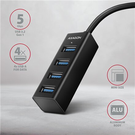 AXAGON SuperSpeed USB-C MINI Hub , HUE-M1C