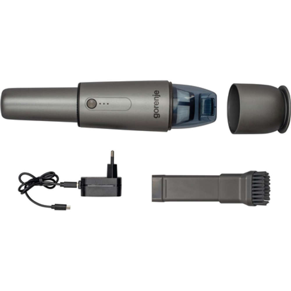 Gorenje Vacuum Cleaner , MVC72HGA , Cordless operating , Handheld , 70 W , Operating time (max) 12 min , Anthracite
