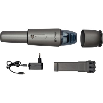 Gorenje Vacuum Cleaner , MVC72HGA , Cordless operating , Handheld , 70 W , Operating time (max) 12 min , Anthracite