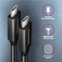AXAGON Data and charging USB 2.0 cable , BUCM32-CM20AB , USB Type-C to USB Type-C
