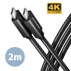 AXAGON Data and charging USB 2.0 cable , BUCM32-CM20AB , USB Type-C to USB Type-C