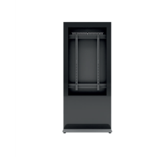 EDBAK Floor stand , IDS10.55 Indoor Public Display Totem with glass front , 55 , Black