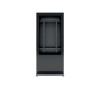 EDBAK Floor stand , IDS10.55 Indoor Public Display Totem with glass front , 55 , Black