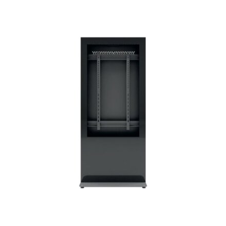 EDBAK Floor stand , IDS10.55 Indoor Public Display Totem with glass front , 55 , Black