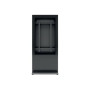 EDBAK Floor stand , IDS10.55 Indoor Public Display Totem with glass front , 55 , Black