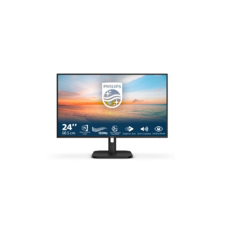 Philips , 24E1N1200A/00 , 23.8 , IPS , 16:9 , 120 Hz , 4 ms , 1920 x 1080 pixels , 300 cd/m² , HDMI ports quantity 1 , Black
