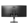 AOC , Curved Monitor , CU34V5C/BK , 34 , VA , WQHD , 21:9 , 100 Hz , 4 ms , 3440 x 1440 , 300 cd/m² , HDMI ports quantity 1