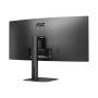 AOC , Curved Monitor , CU34V5C/BK , 34 , VA , WQHD , 21:9 , 100 Hz , 4 ms , 3440 x 1440 , 300 cd/m² , HDMI ports quantity 1