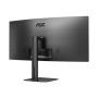 AOC , Curved Monitor , CU34V5C/BK , 34 , VA , WQHD , 21:9 , 100 Hz , 4 ms , 3440 x 1440 , 300 cd/m² , HDMI ports quantity 1
