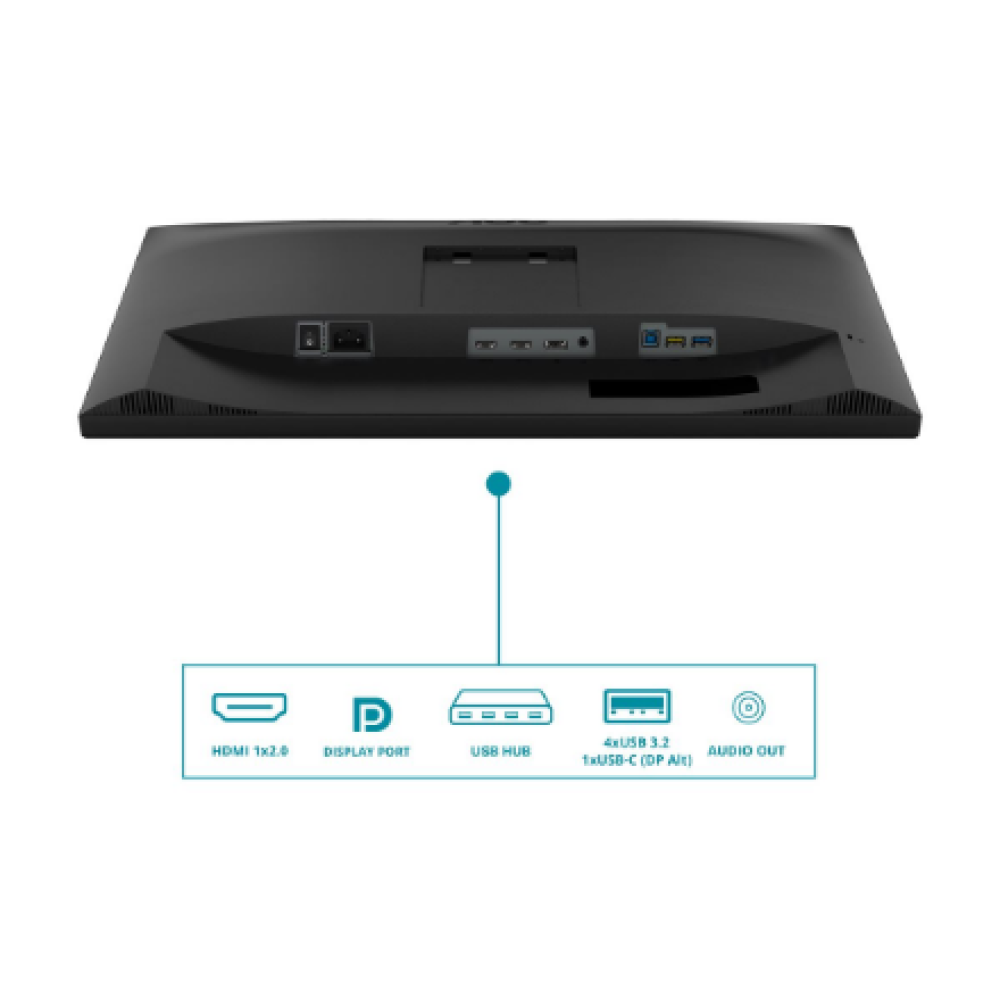 AOC , Curved Monitor , CU34V5C/BK , 34 , VA , WQHD , 21:9 , 100 Hz , 4 ms , 3440 x 1440 , 300 cd/m² , HDMI ports quantity 1