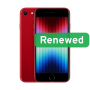 Apple Renew Grade A , iPhone SE 3RD GEN (2022) , Red , 4.7 , Retina HD , A15 Bionic , 4 GB , 64 GB , iOS