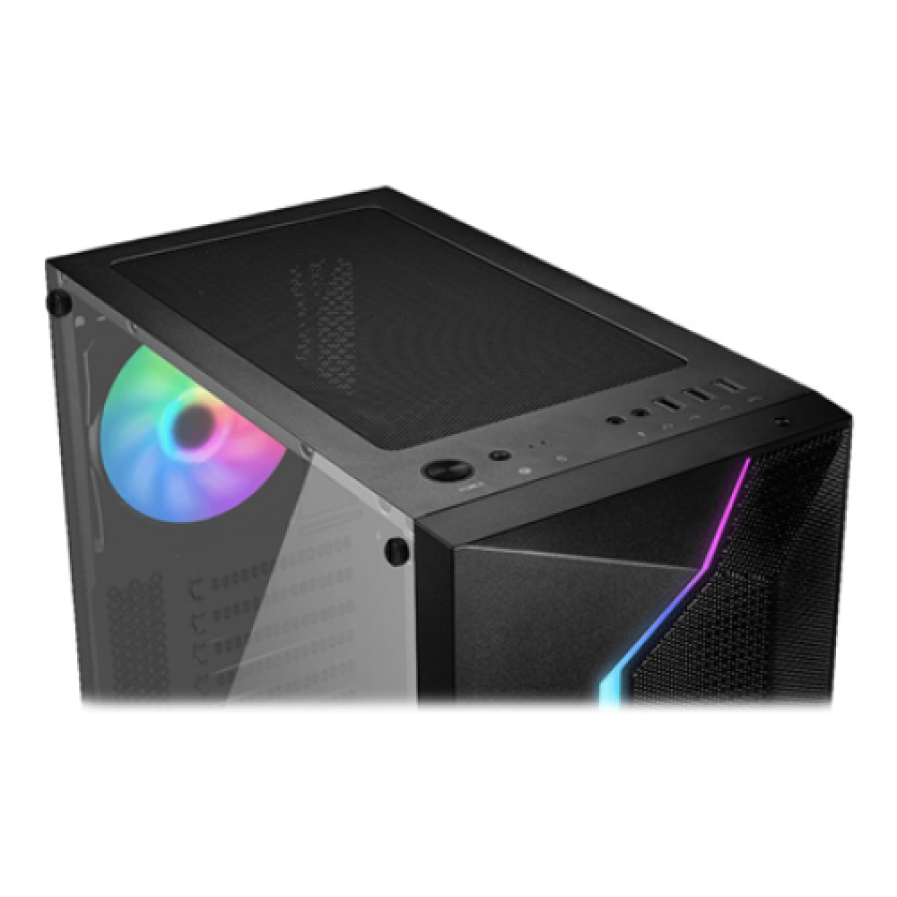 MSI , PC Case , MAG VAMPIRIC 100R , Side window , Black , ATX, Micro-ATX, Mini-ITX , Power supply included No , Standard ATX, max up to 270mm (without 3.5 HDD case installed)