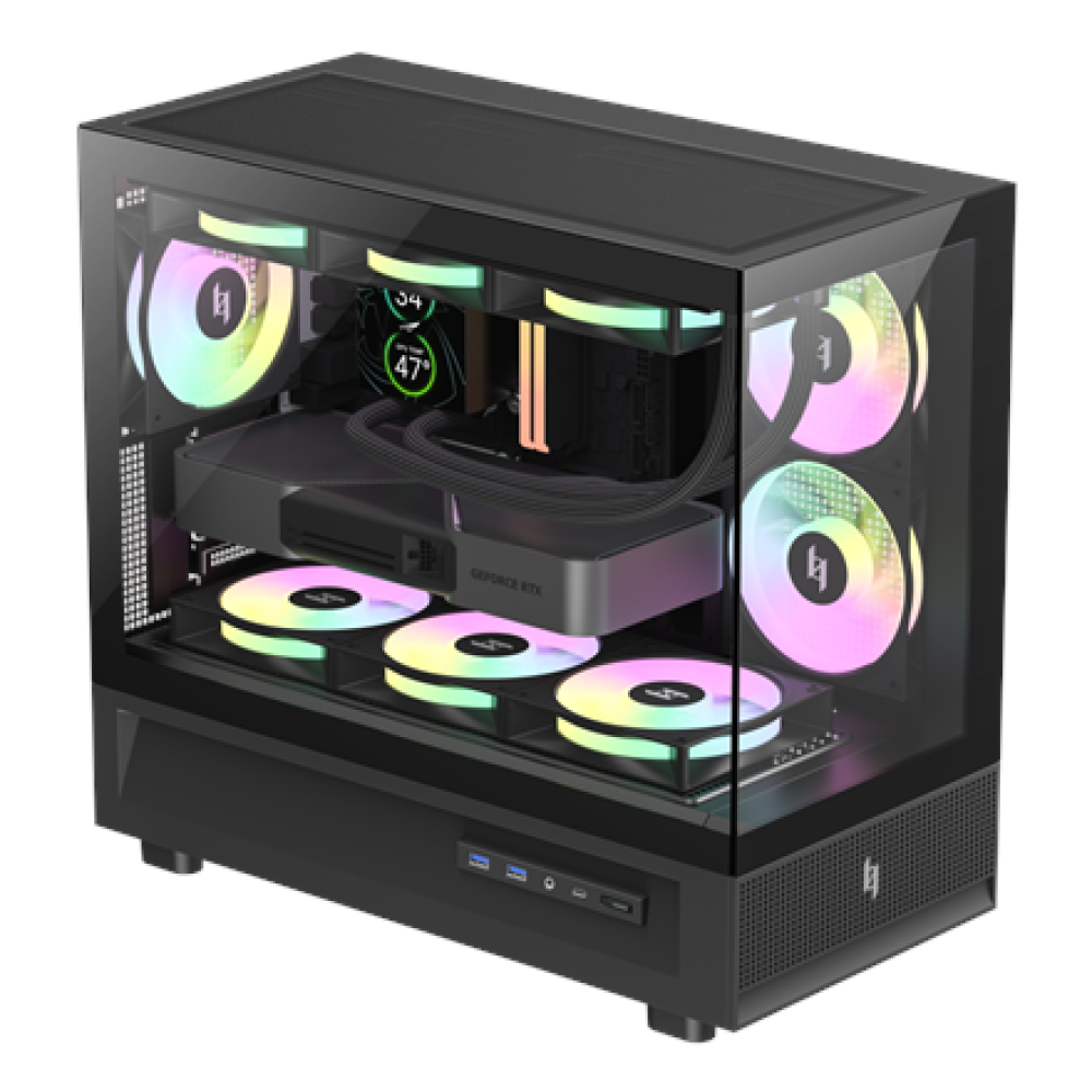 Gamemax Case , NEX C31 BK , MATX/BTF