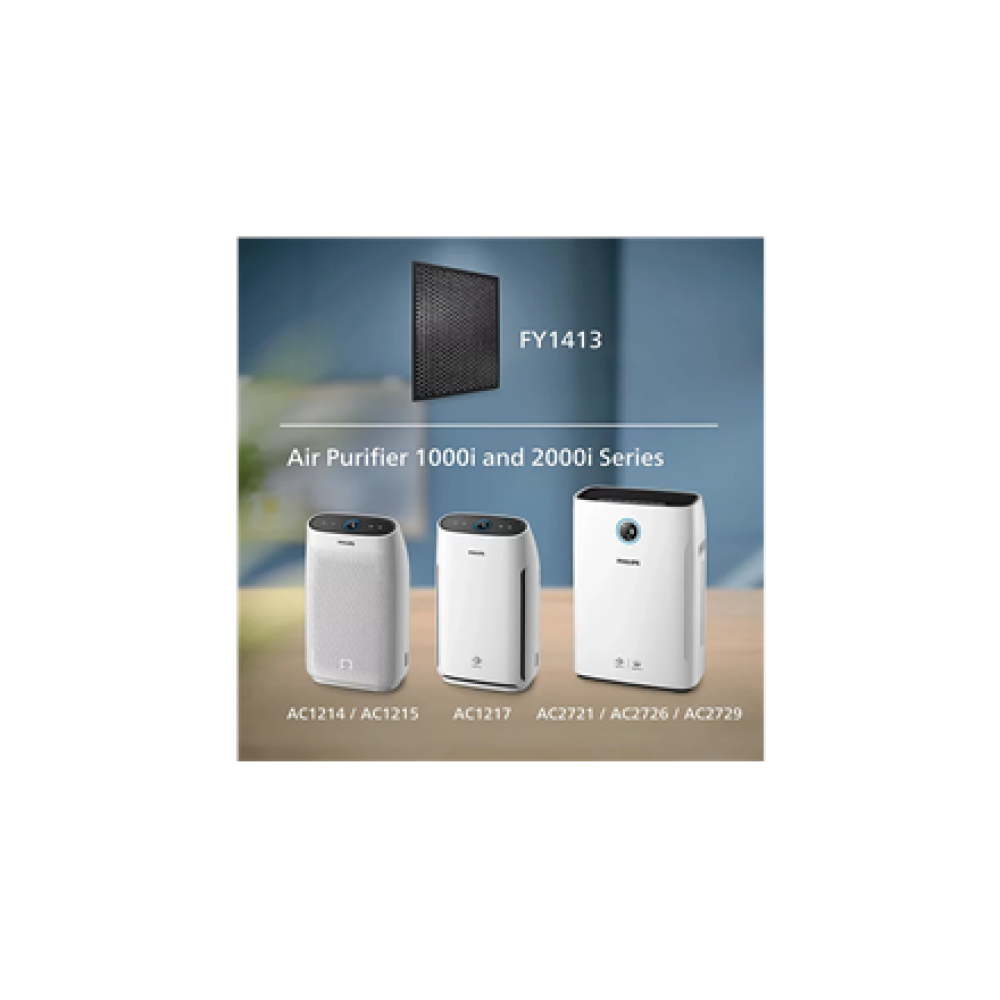 Activated carbon filter , FY1413/30 , For Philips 1000i and 2000i series 2-in-1 air purifiers and humidifiers: AC1214, AC1215, AC1217, AC2721, AC2726, AC2729