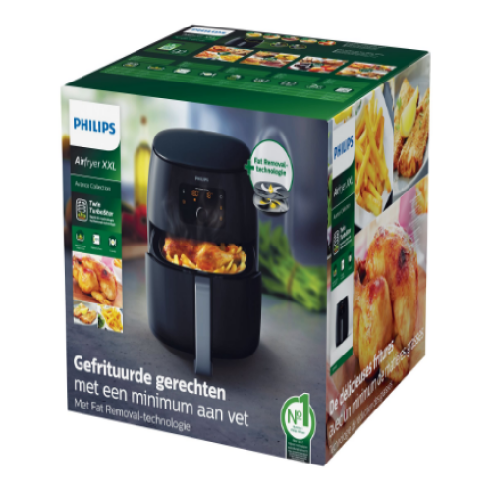 Philips , Airfryer XXL Premium , HD9650/90 , Power 2225 W , Capacity 7.3 L , Rapid Air technology , Black