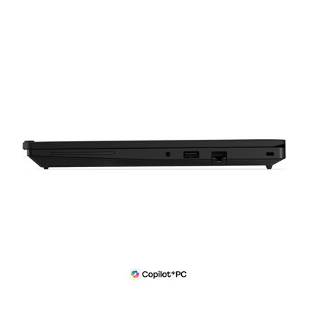 Lenovo ThinkPad T14 G7 Intel , Black , 14 , IPS , WUXGA , 1920 x 1200 pixels , Anti-glare , Intel Core Ultra 7 , 355 , 32 GB , LPCAMM2 LPDDR5X , Solid-state drive capacity 512 GB , Intel Graphics , Windows 11 Pro , 802.11be , Bluetooth version 5.4 , 5G up
