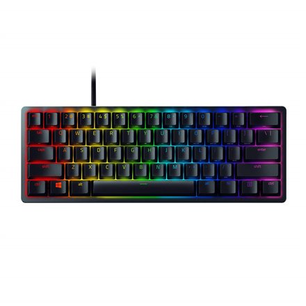 Razer , Huntsman Mini , Gaming keyboard , Wired , RGB LED light , US , Linear Optical RED
