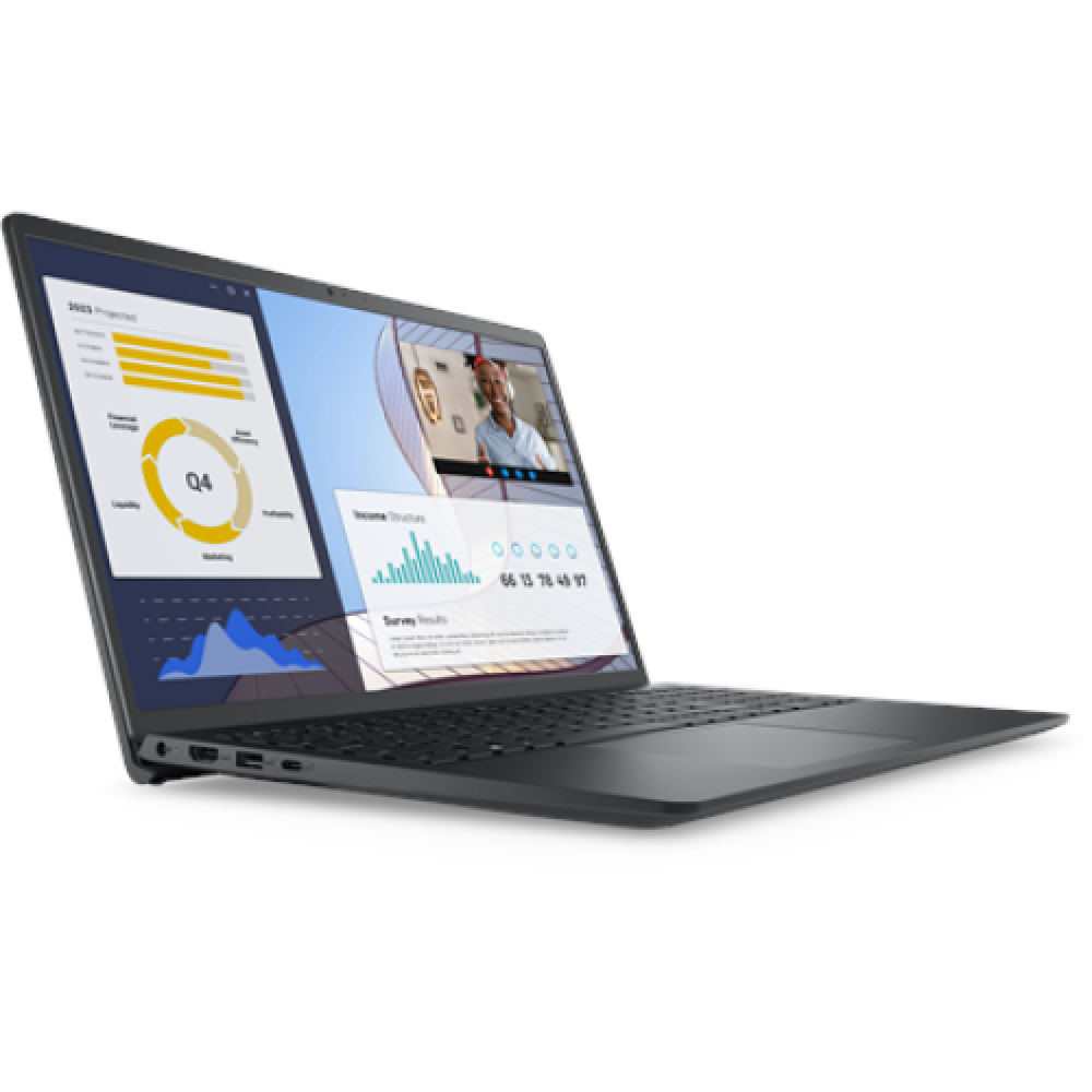 Dell Vostro 15 3535 Black 15.6 WVA FHD Anti-glare AMD Ryzen 5 7530U 8 GB DDR4 SSD 512 GB AMD Radeon Graphics Windows 11 Pro 802.11ac Keyboard language English Keyboard backlit Warranty 36 month(s) Battery warranty 12 month(s)