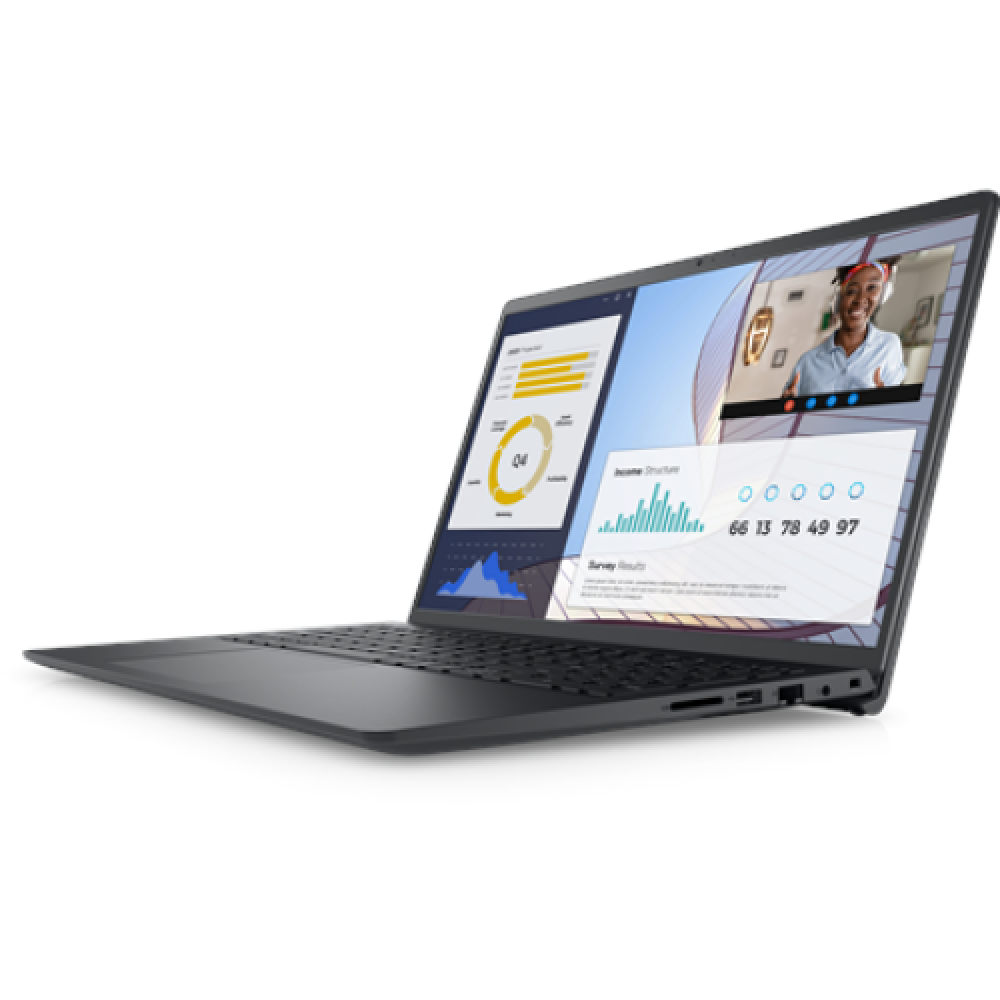 Dell Vostro 15 3535 Black 15.6 WVA FHD Anti-glare AMD Ryzen 5 7530U 8 GB DDR4 SSD 512 GB AMD Radeon Graphics Windows 11 Pro 802.11ac Keyboard language English Keyboard backlit Warranty 36 month(s) Battery warranty 12 month(s)