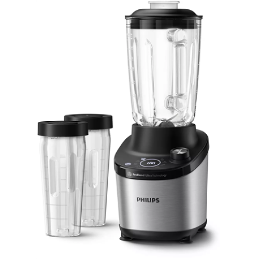 Philips , High Speed Blender , HR3760/10 7000 Series , Tabletop , 1500 W , Jar material Glass , Jar capacity 2 L , Ice crushing , Metal/Black
