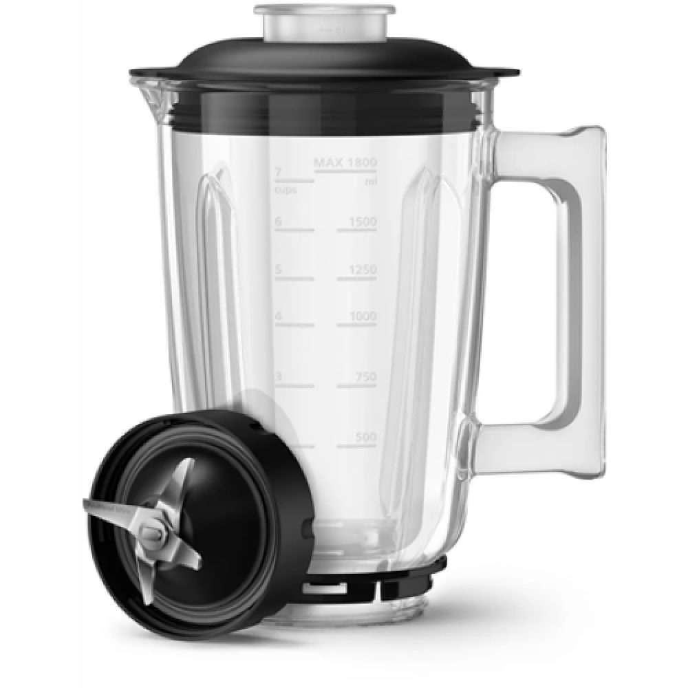 Philips , High Speed Blender , HR3760/10 7000 Series , Tabletop , 1500 W , Jar material Glass , Jar capacity 2 L , Ice crushing , Metal/Black