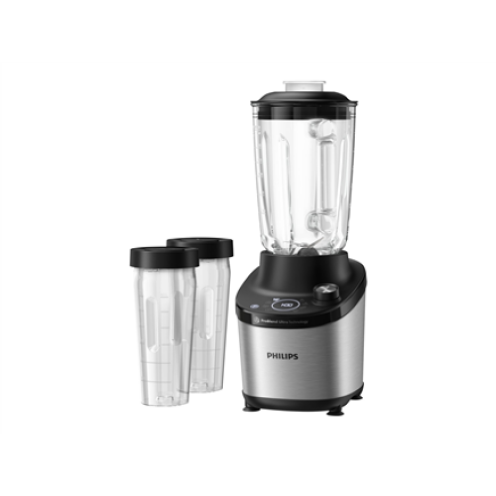 Philips , High Speed Blender , HR3760/10 7000 Series , Tabletop , 1500 W , Jar material Glass , Jar capacity 2 L , Ice crushing , Metal/Black