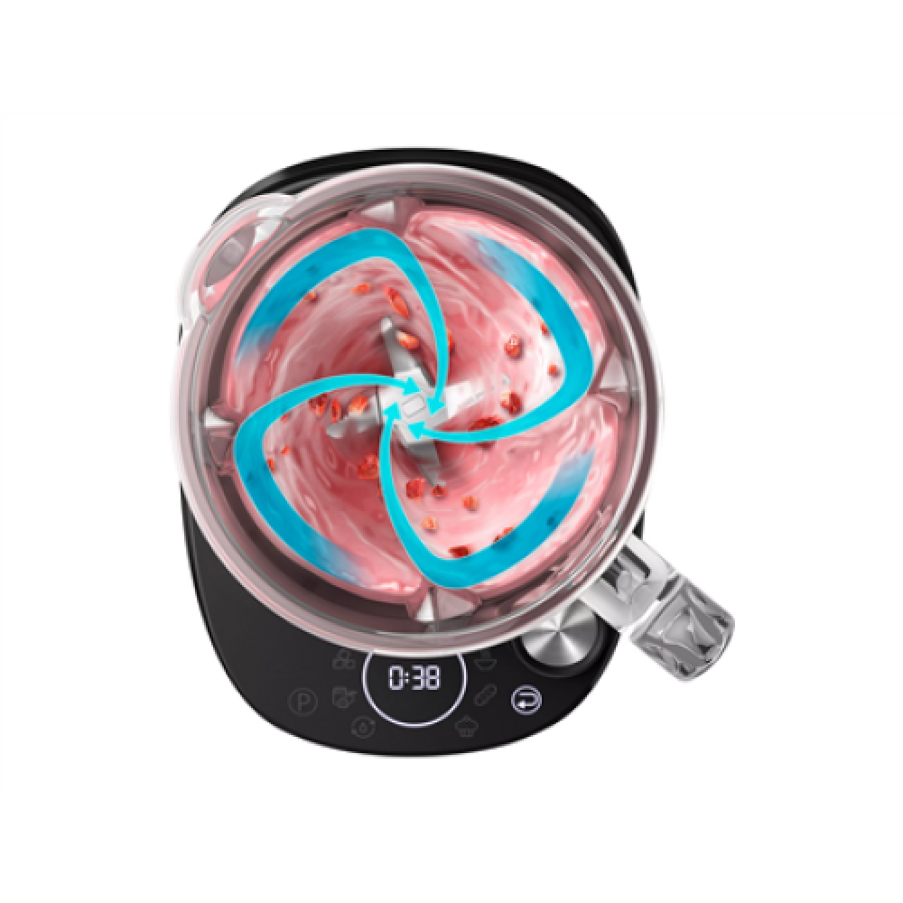 Philips , High Speed Blender , HR3760/10 7000 Series , Tabletop , 1500 W , Jar material Glass , Jar capacity 2 L , Ice crushing , Metal/Black