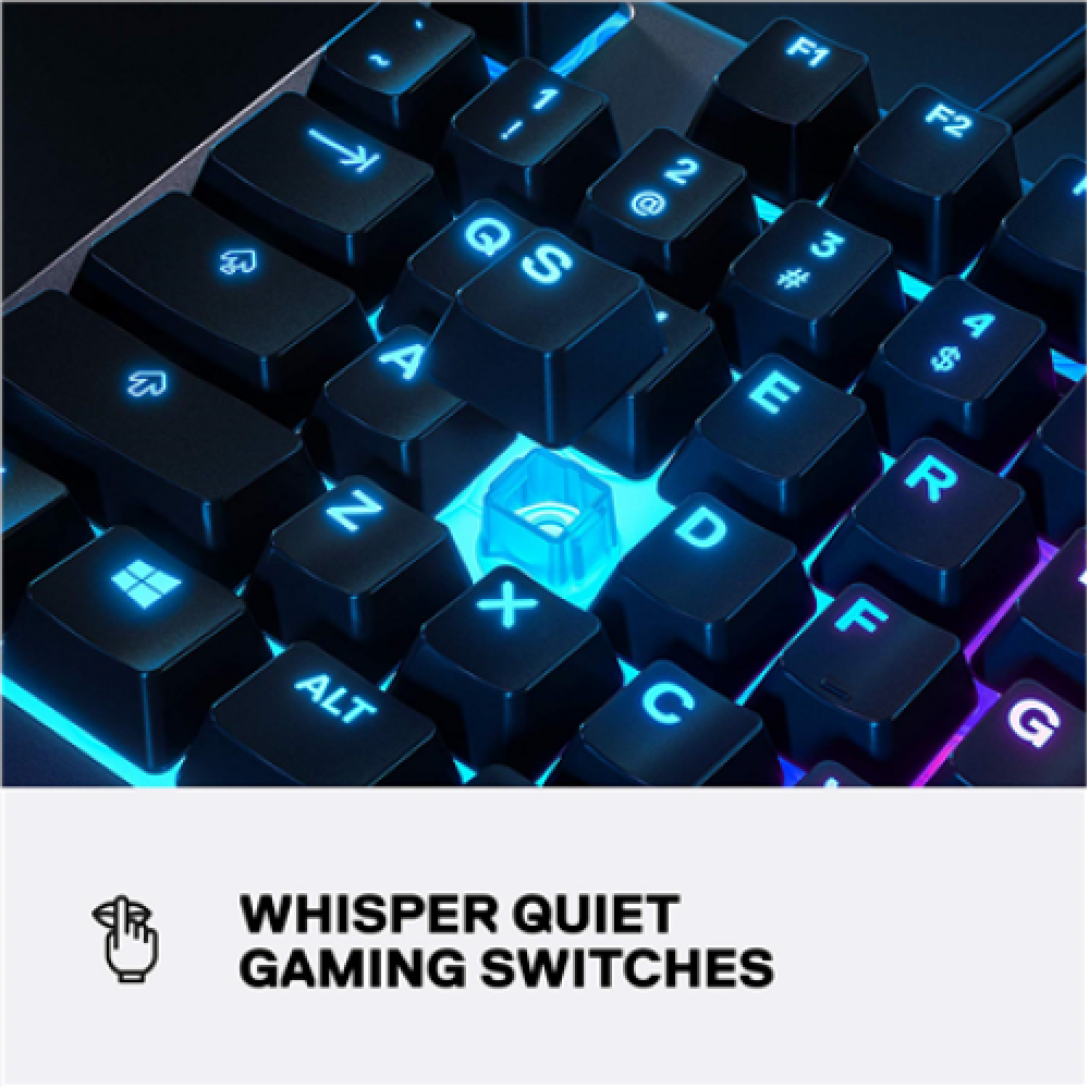 SteelSeries Apex 3 Gaming Keyboard, NOR Layout, Wired, Black