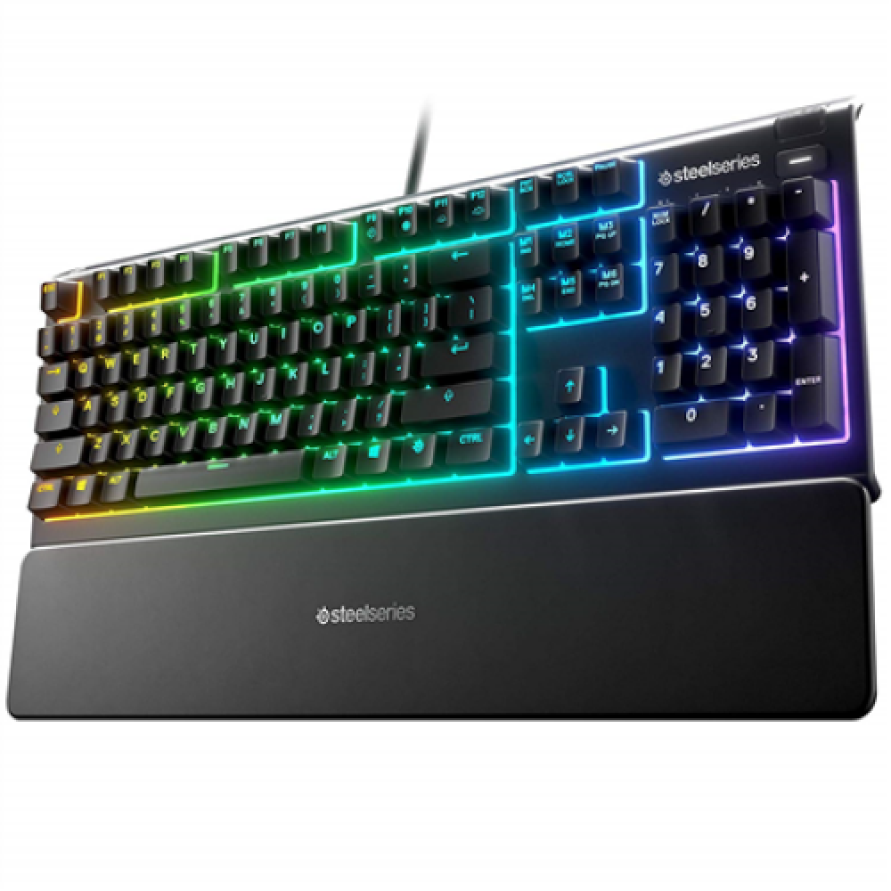 SteelSeries Apex 3 Gaming Keyboard, NOR Layout, Wired, Black