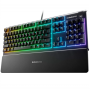 SteelSeries Apex 3 Gaming Keyboard, NOR Layout, Wired, Black