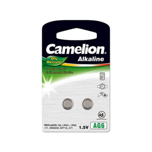 Camelion , AG6/LR69/LR921/371 , Alkaline Buttoncell , 2 pc(s)