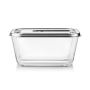 Caso Glass Vacuum Container with Plastic Lid , VacuBoxx Inox XL , Transparent