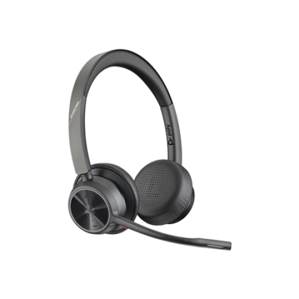 Poly VOYAGER 4320 UC,V4320-M C USB-C,WW Poly USB-C Headset Built-in microphone Black Wireless USB Type-C