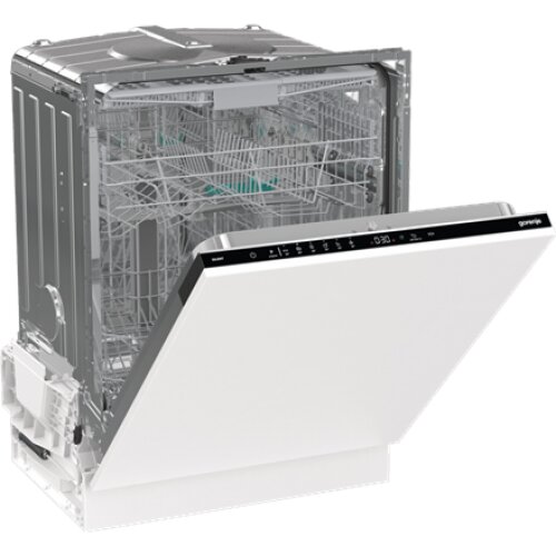 Dishwasher , GV643E90 , Built-in , Width 60 cm , Number of place settings 16 , Number of programs 6 , Energy efficiency class E , Display , AquaStop function , White