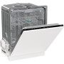 Dishwasher , GV643E90 , Built-in , Width 60 cm , Number of place settings 16 , Number of programs 6 , Energy efficiency class E , Display , AquaStop function , White
