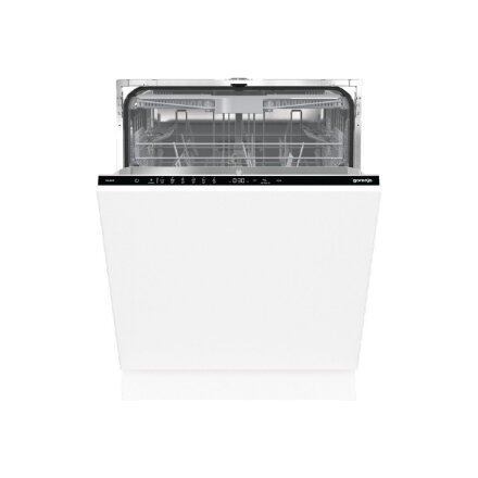 Dishwasher , GV643E90 , Built-in , Width 60 cm , Number of place settings 16 , Number of programs 6 , Energy efficiency class E , Display , AquaStop function , White
