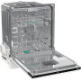 Dishwasher , GV643E90 , Built-in , Width 60 cm , Number of place settings 16 , Number of programs 6 , Energy efficiency class E , Display , AquaStop function , White