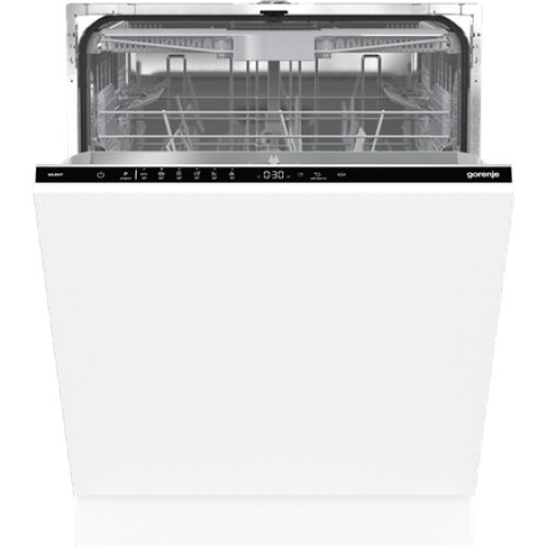 Dishwasher , GV643E90 , Built-in , Width 60 cm , Number of place settings 16 , Number of programs 6 , Energy efficiency class E , Display , AquaStop function , White