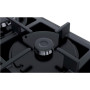 SIEMENS Hob EN6B6PB90 Gas on glass, Number of burners/cooking zones 4, Rotary knobs, Black