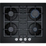 SIEMENS Hob EN6B6PB90 Gas on glass, Number of burners/cooking zones 4, Rotary knobs, Black