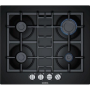 SIEMENS Hob EN6B6PB90 Gas on glass, Number of burners/cooking zones 4, Rotary knobs, Black
