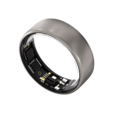 Ultrahuman , Ring Air , Raw Titanium , Size 8 , Smart Ring