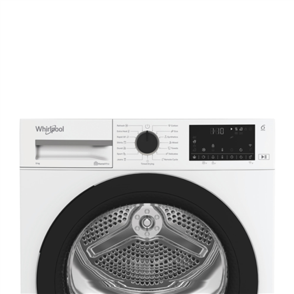 Whirlpool Dryer Machine , WP D9 WBS EE , Energy efficiency class D , Front loading , 9 kg , Heat pump , Digital , Depth 61 cm , White