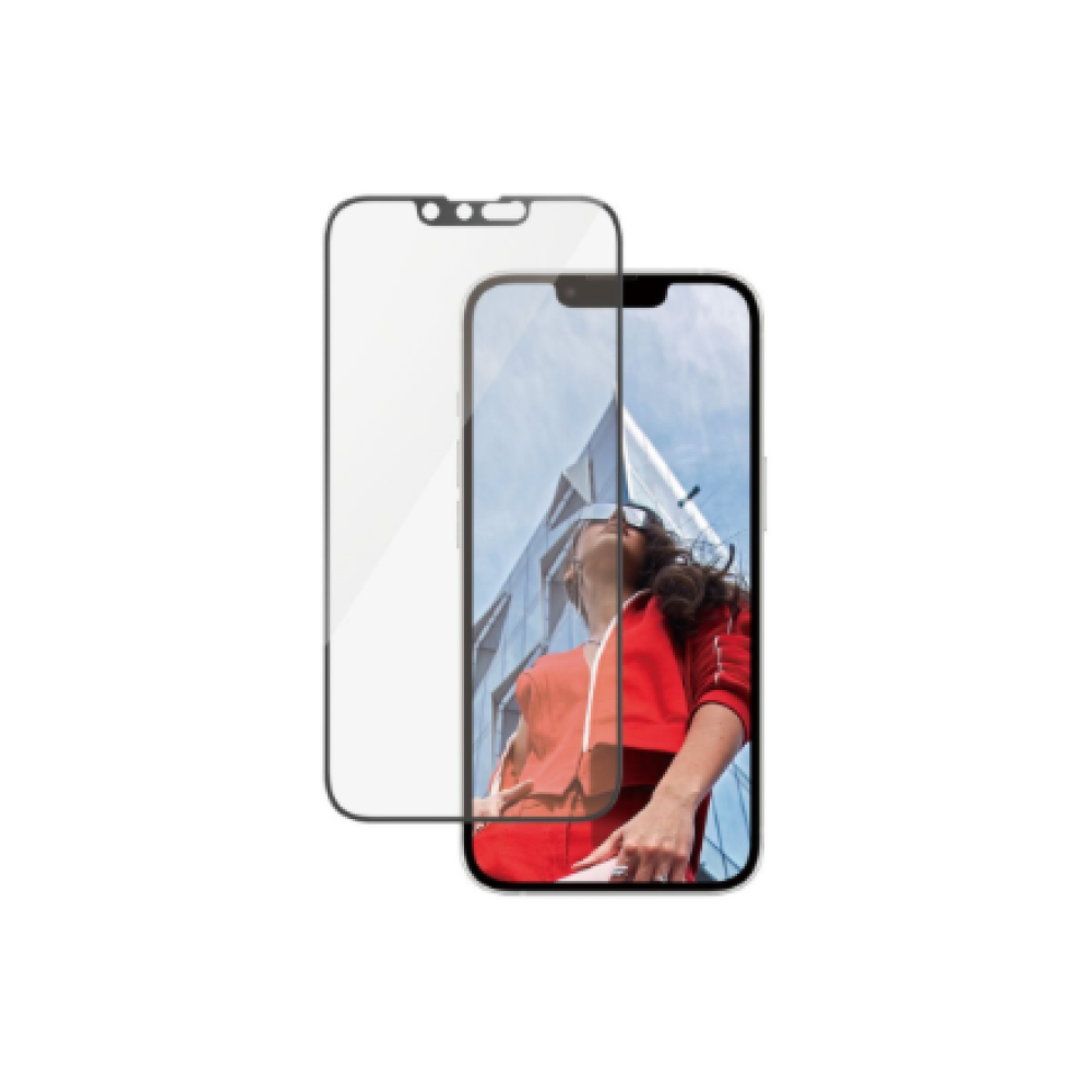 PanzerGlass Screen protector , Apple , iPhone 13/iPhone 13 Pro/iPhone 14/iPhone 16e , Glass , Transparent , Ultra-Wide Fit W. Aligner