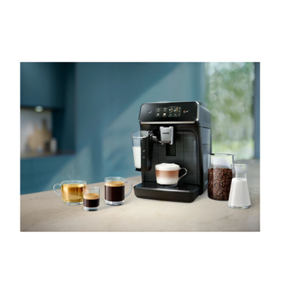 Philips Coffee maker , EP2331/10 , Pump pressure 15 bar , Built-in milk frother , Automatic , 1500 W , Black